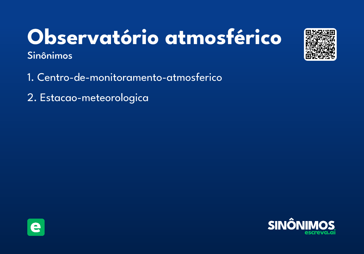 observatório atmosférico