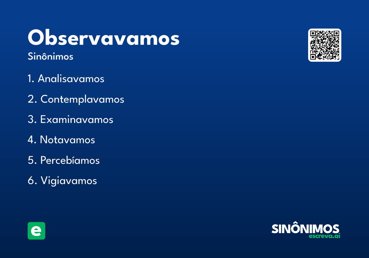observavamos