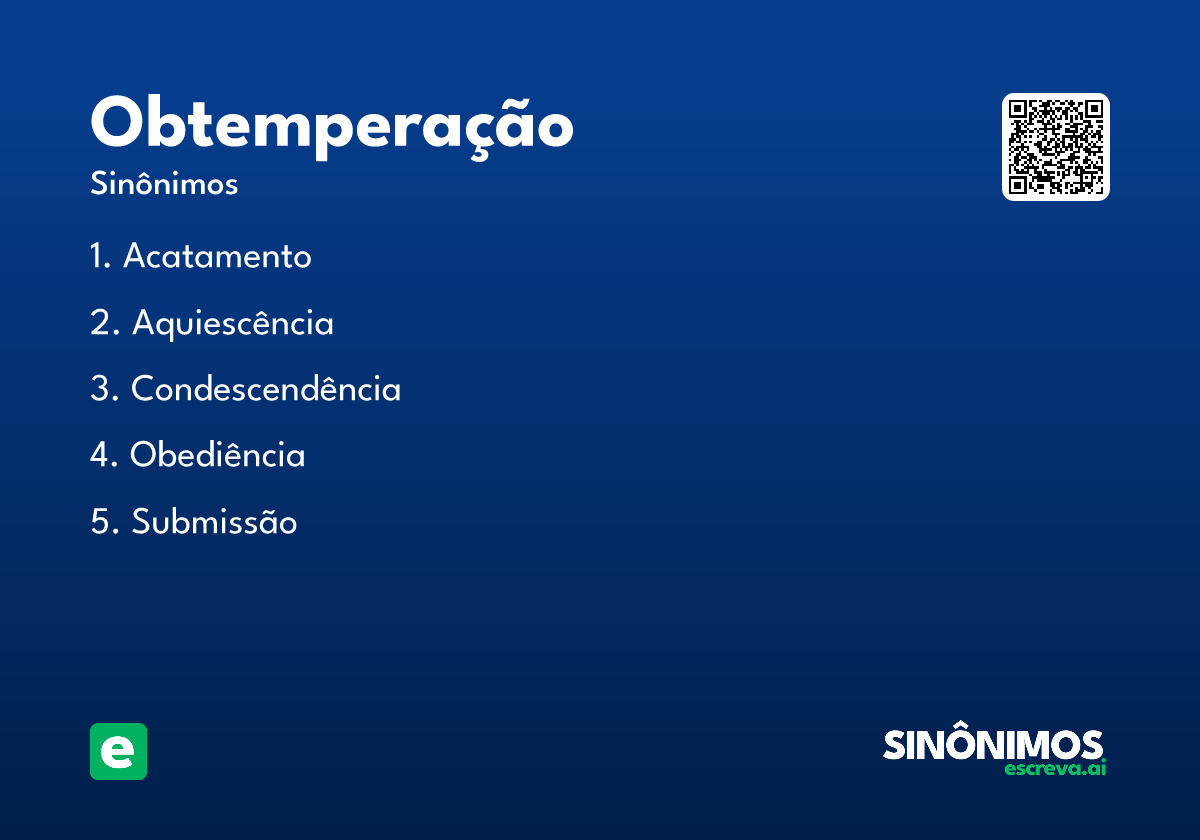 obtemperação