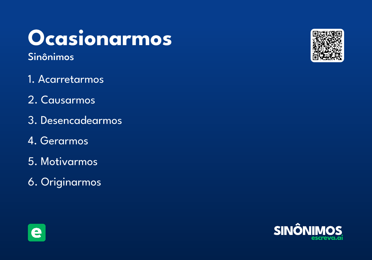 ocasionarmos