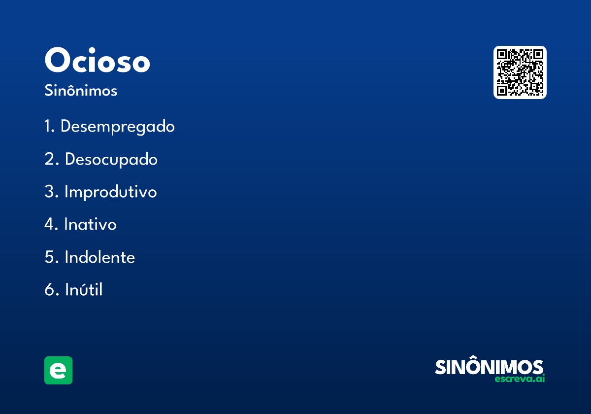 ocioso
