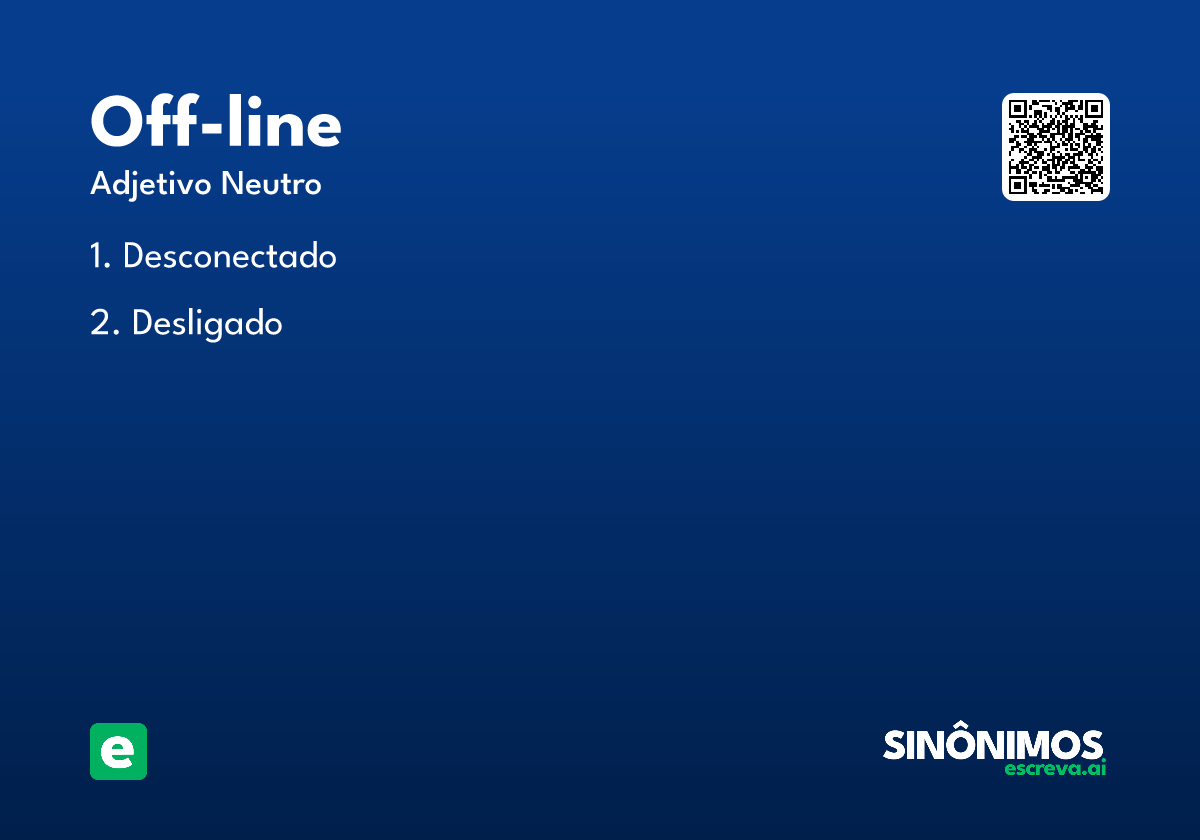 off-line
