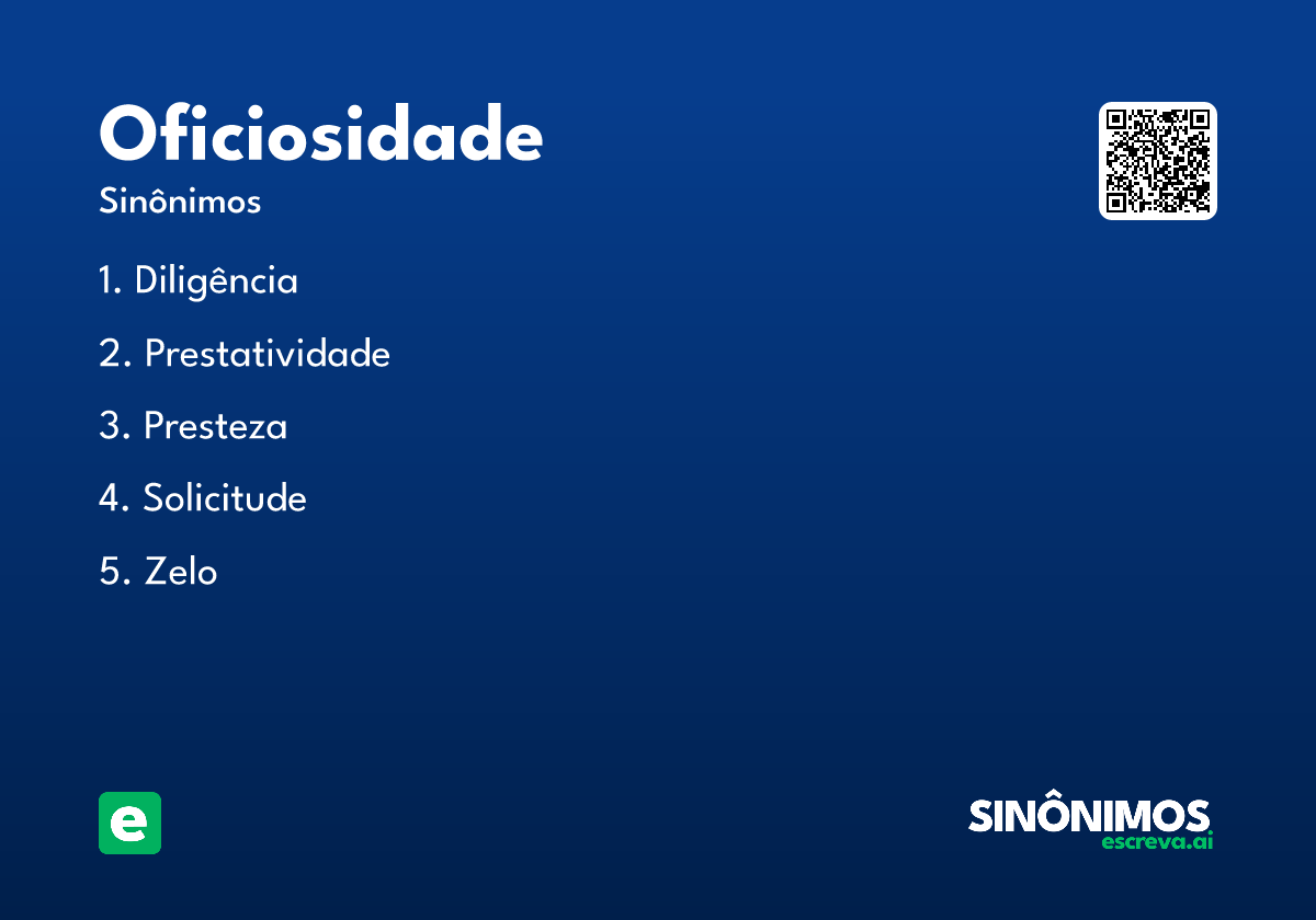 oficiosidade
