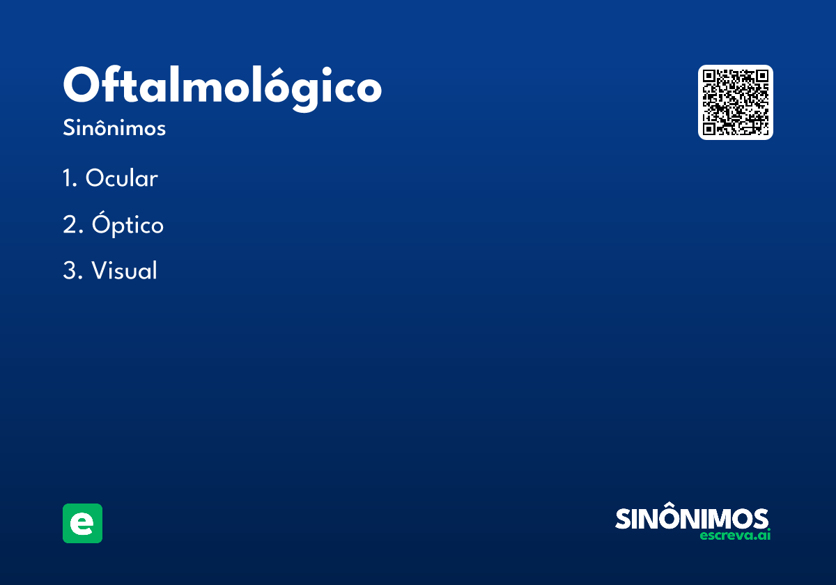 oftalmológico