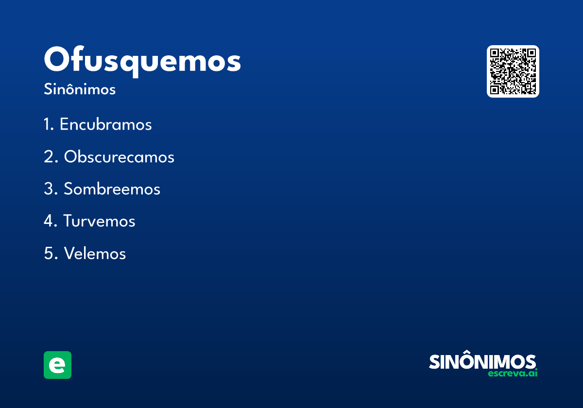 ofusquemos