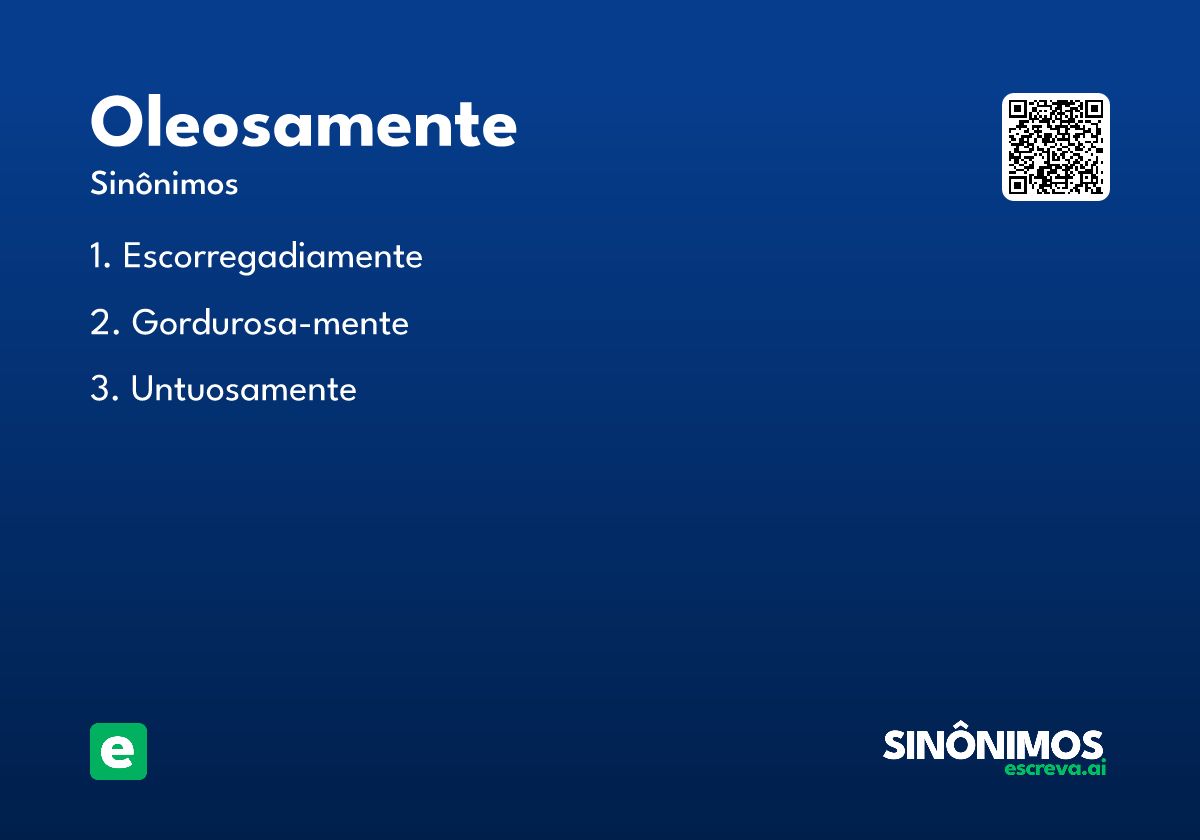 oleosamente