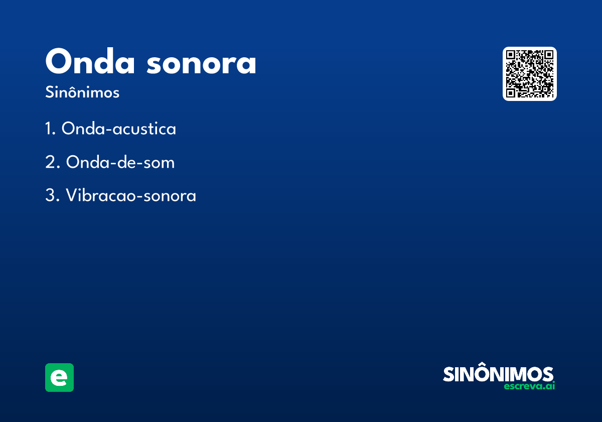 onda sonora