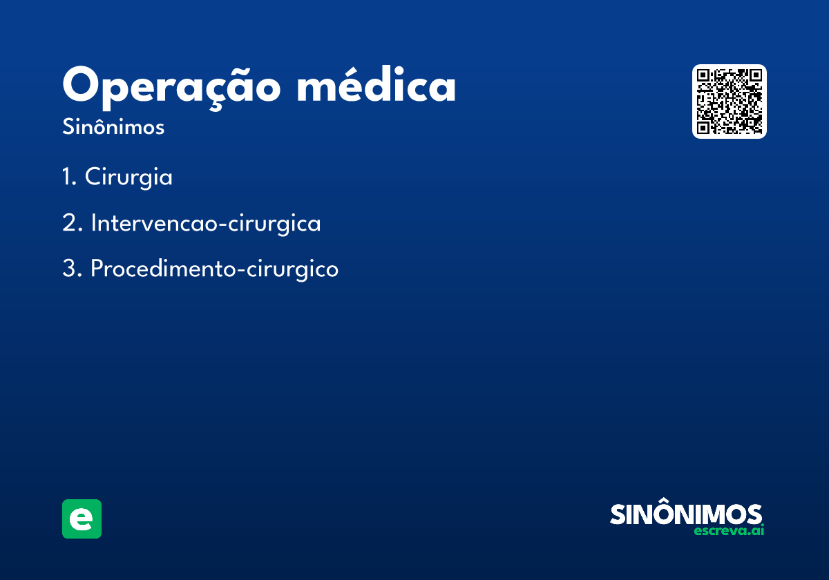 operação médica