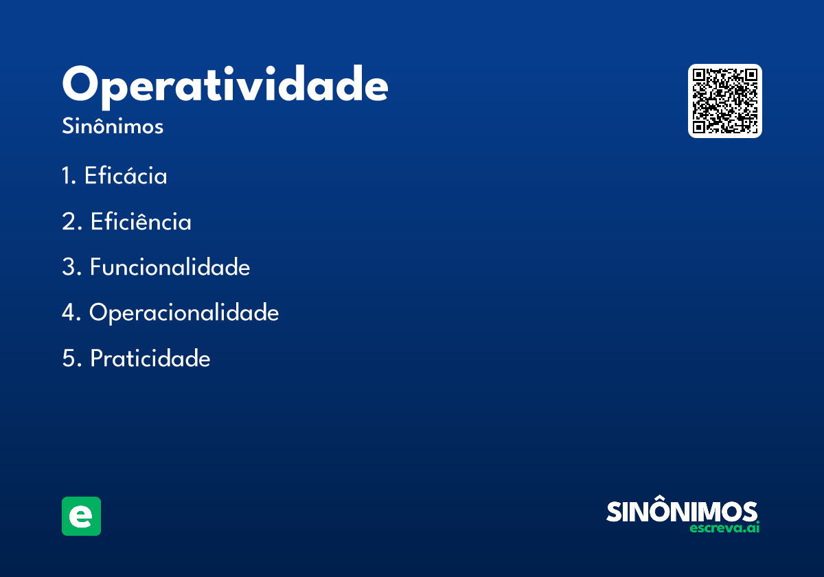 operatividade