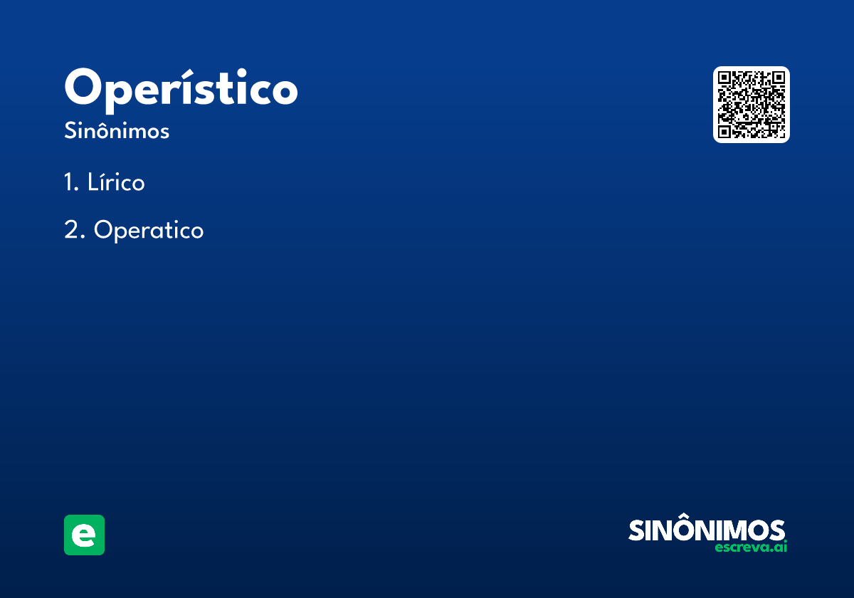 operístico