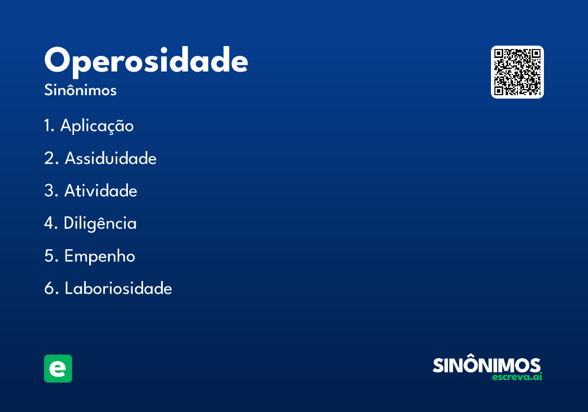 operosidade