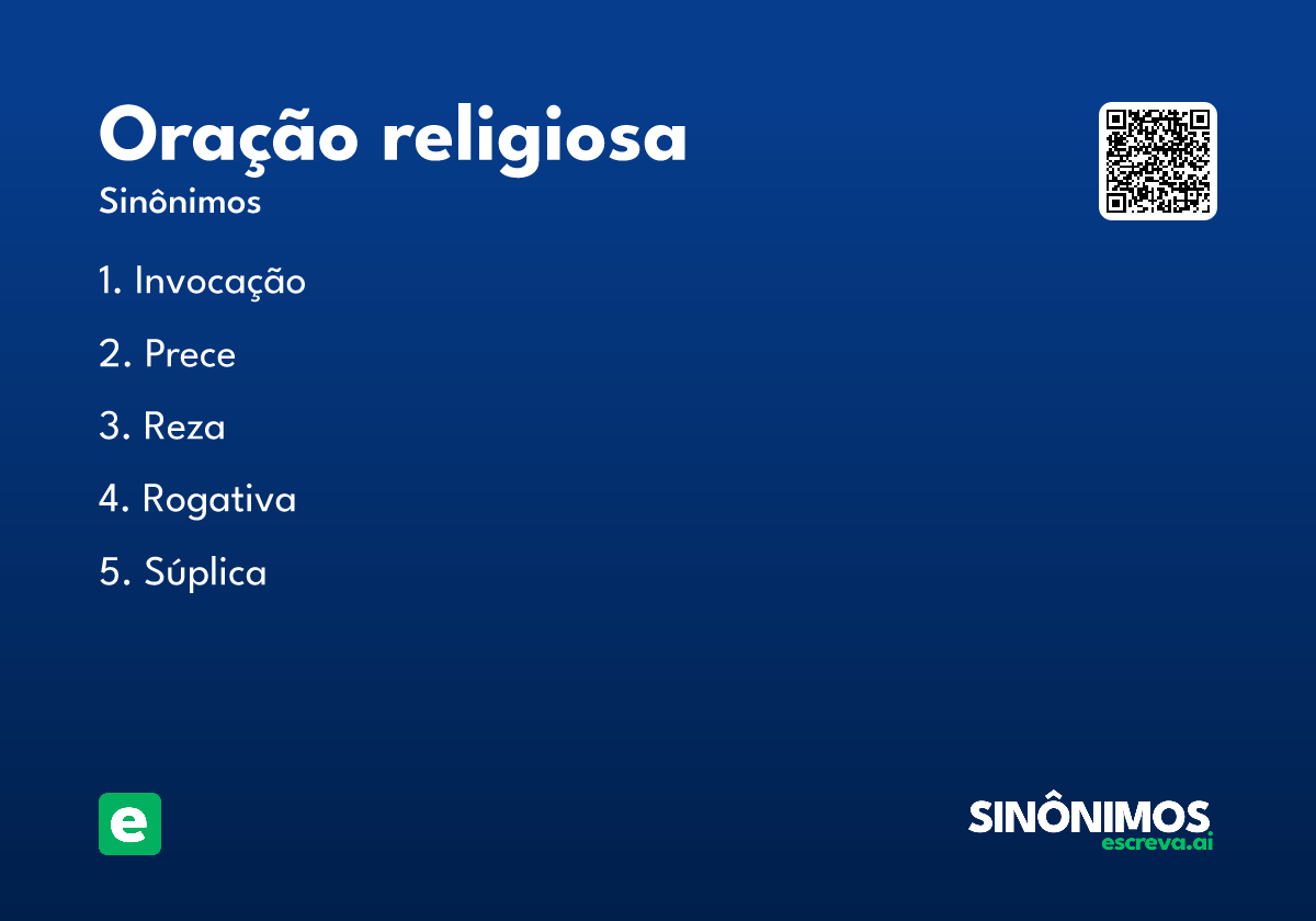 oração religiosa