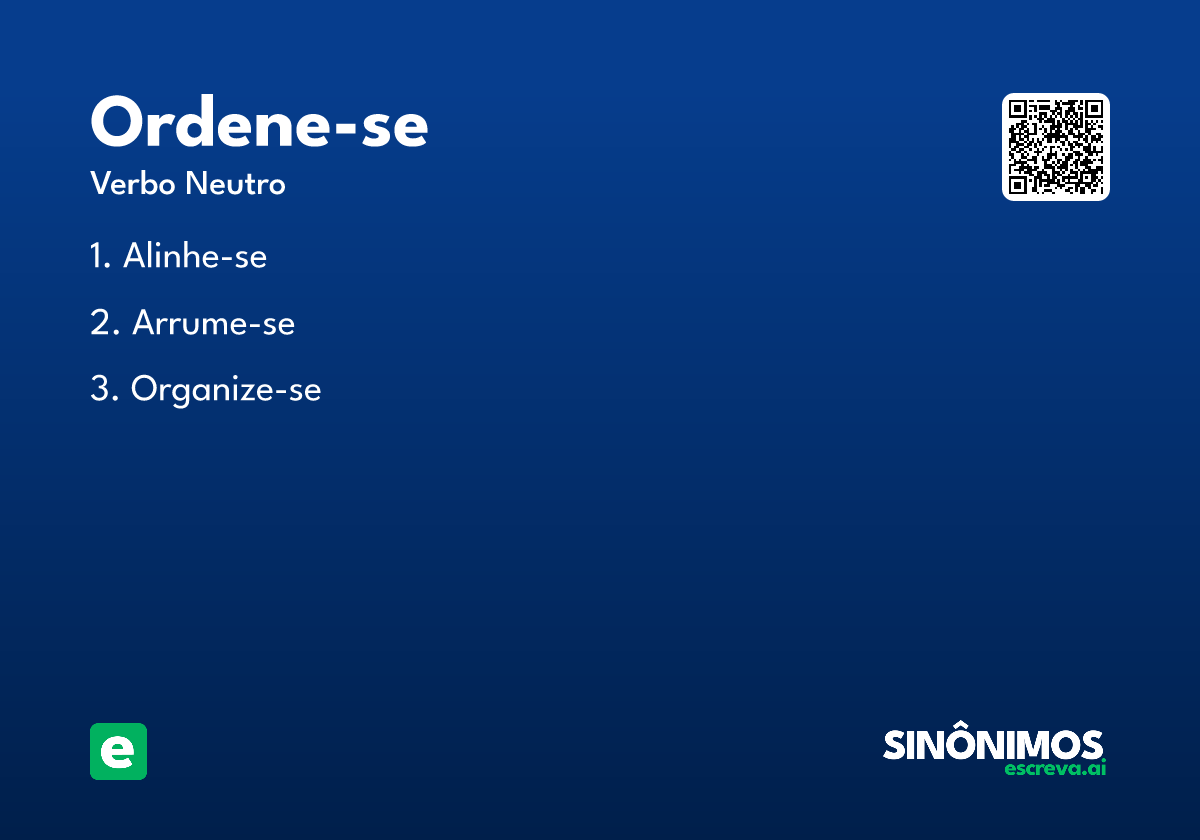 ordene-se