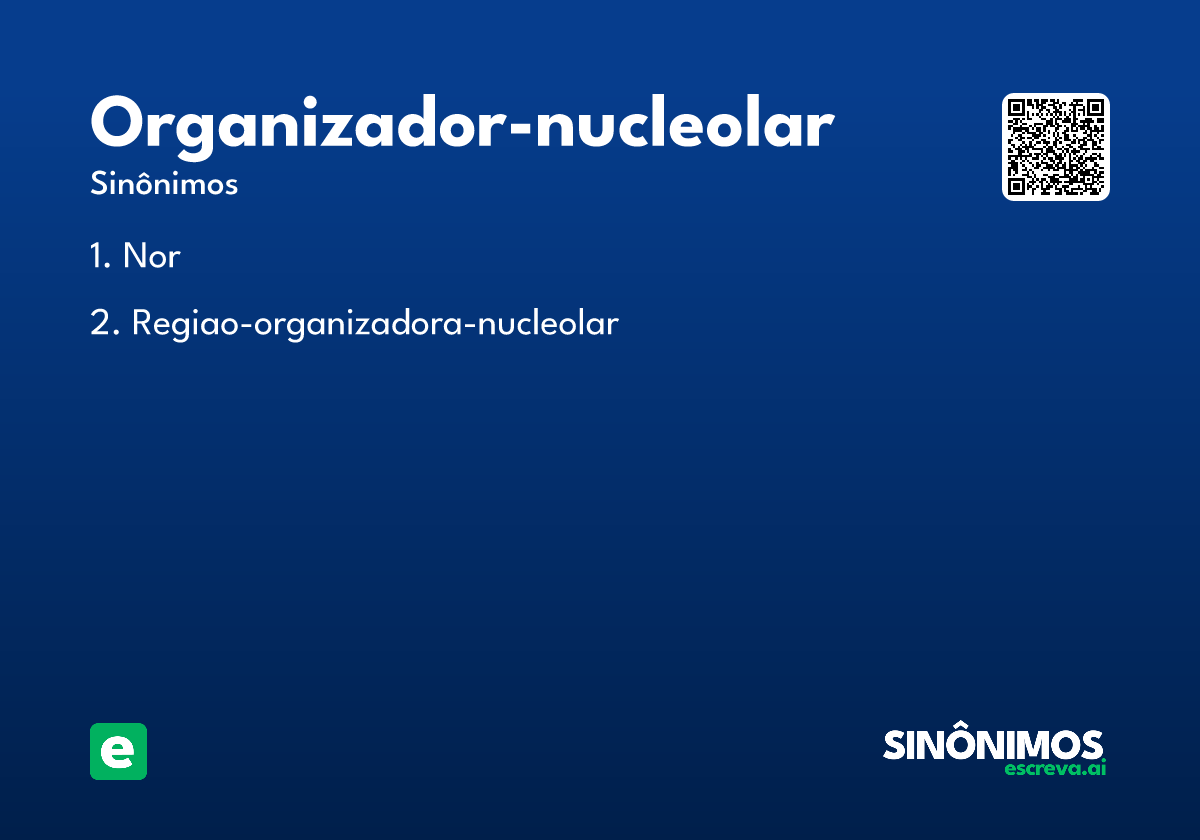 organizador-nucleolar