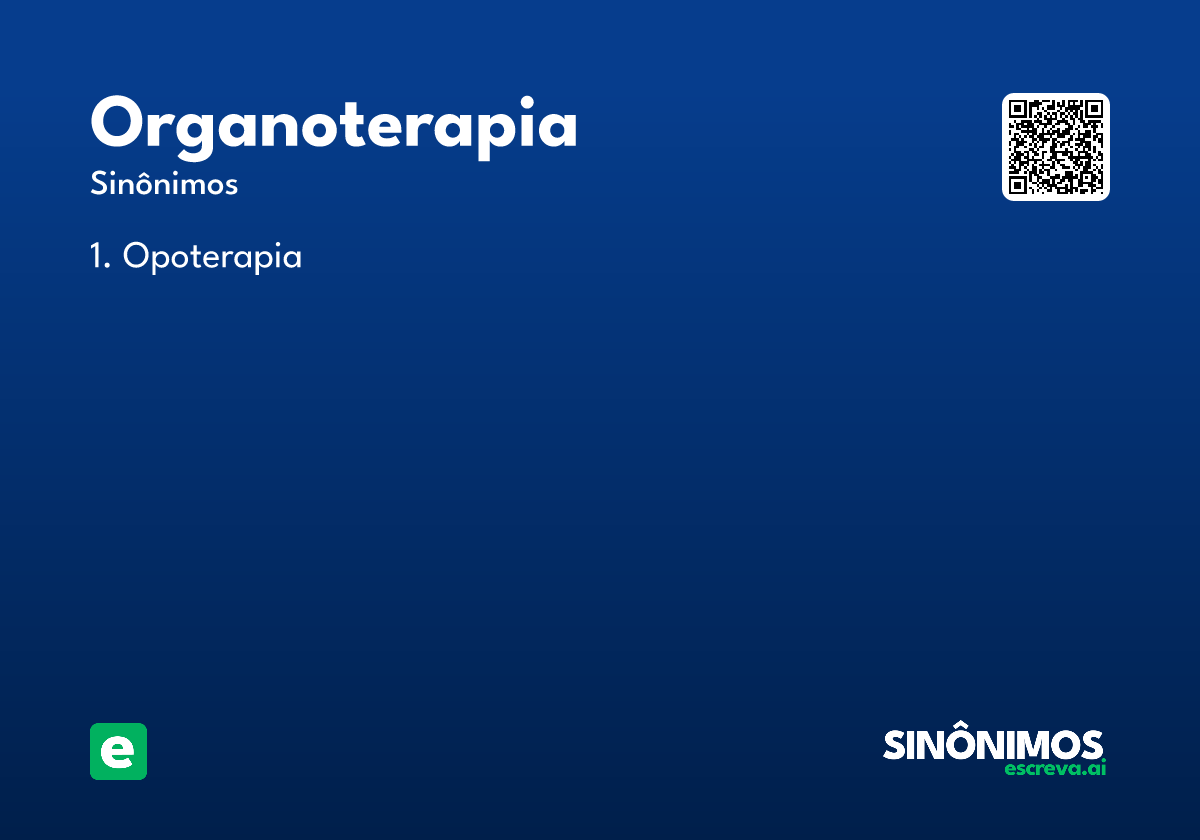 organoterapia
