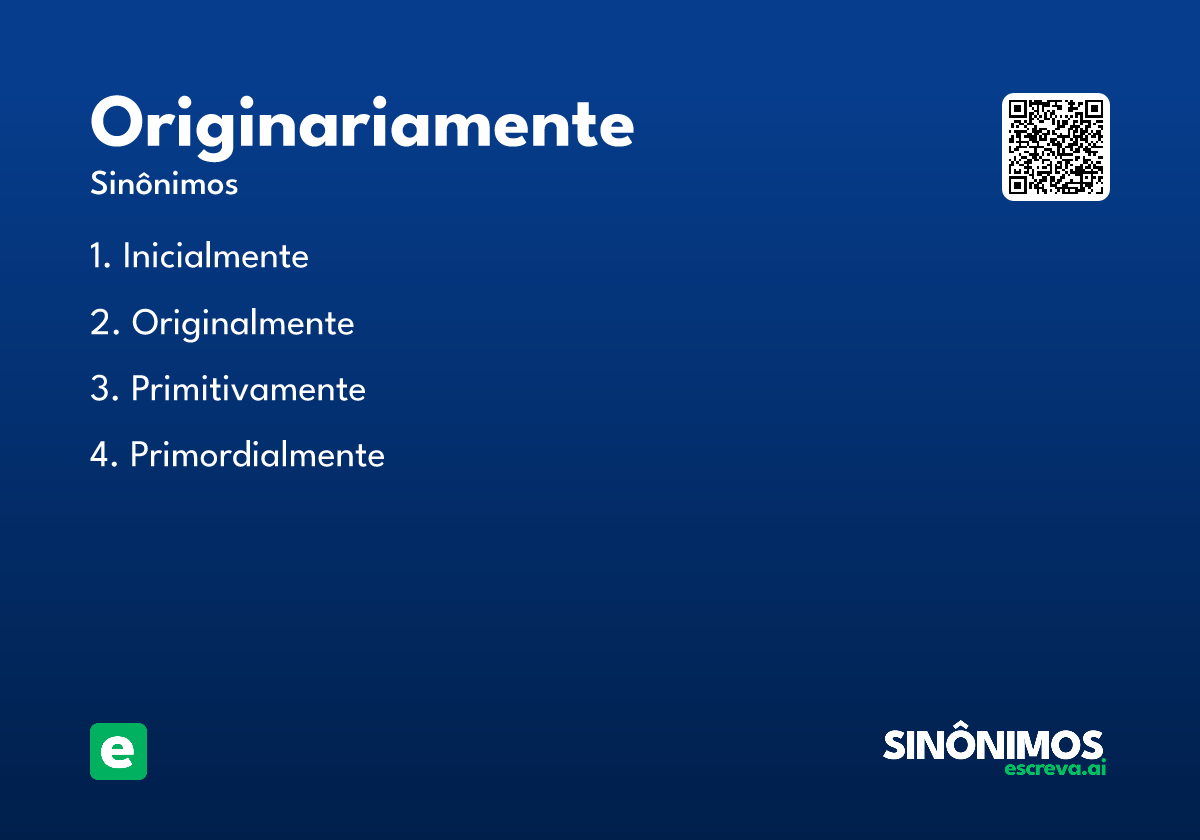 originariamente