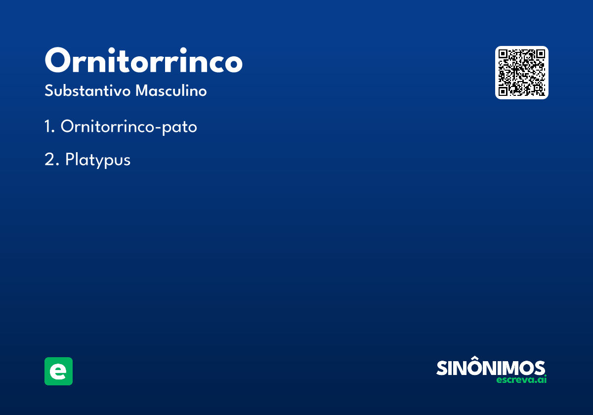 ornitorrinco