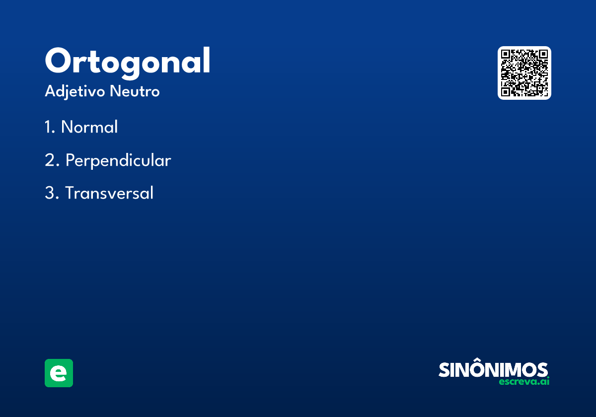 ortogonal