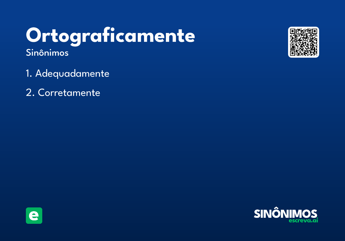 ortograficamente