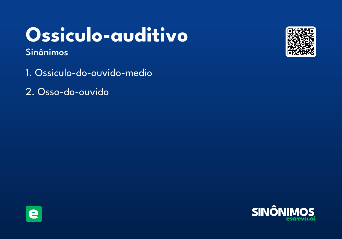 ossiculo-auditivo