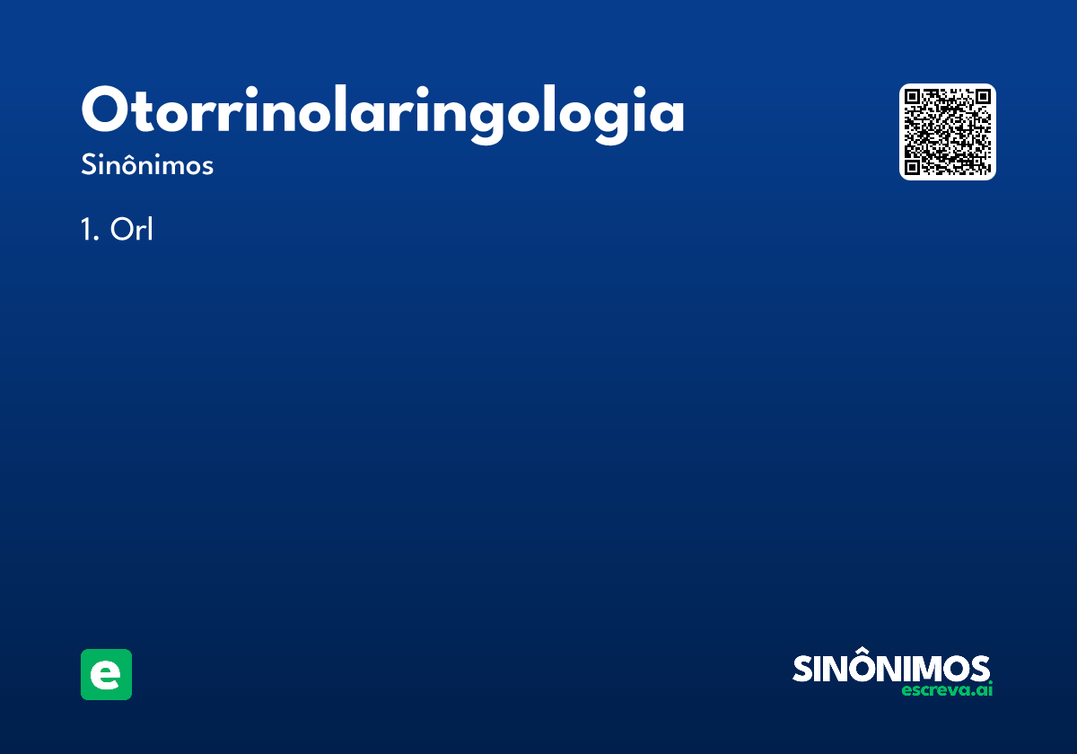 otorrinolaringologia