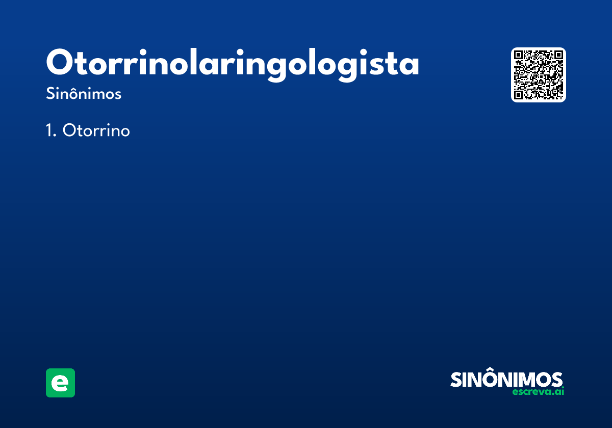 otorrinolaringologista