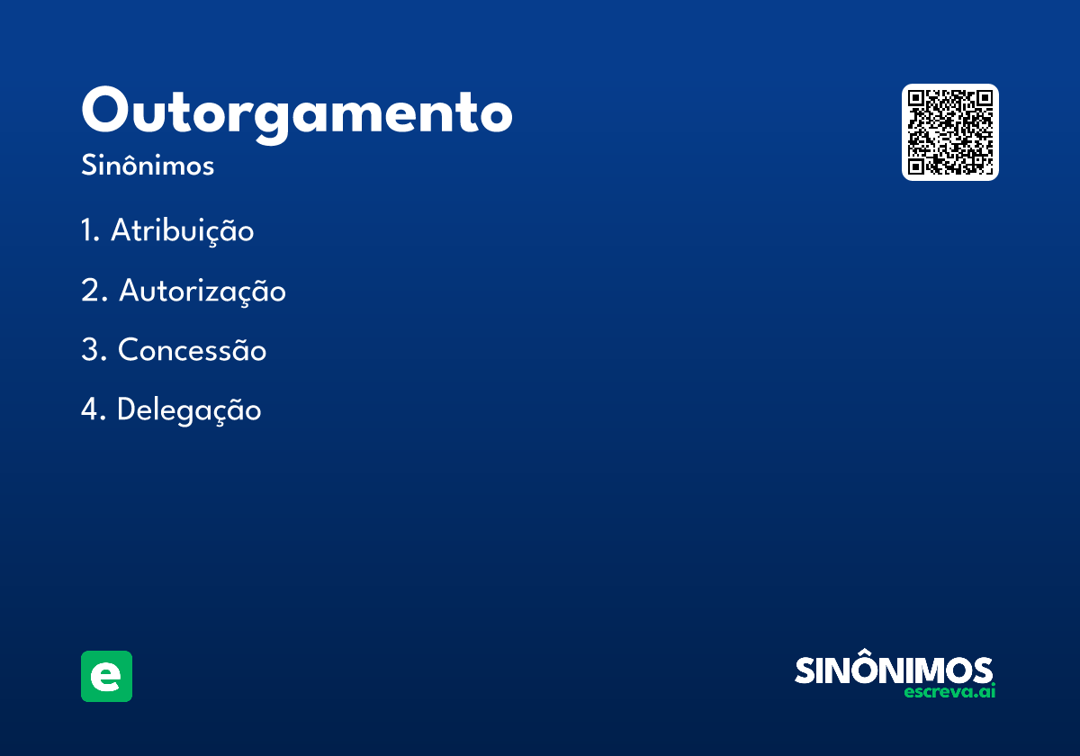 outorgamento