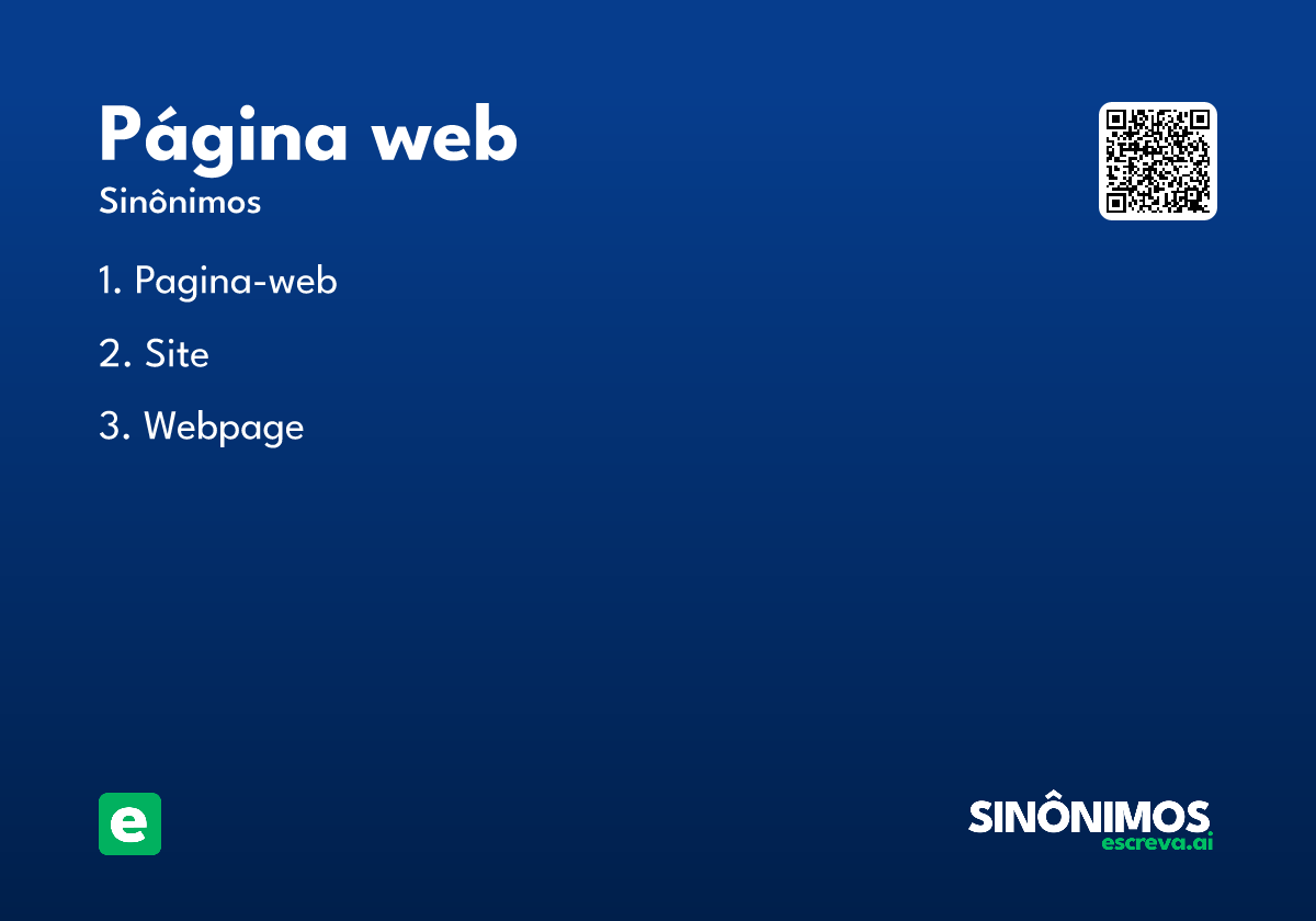 página web