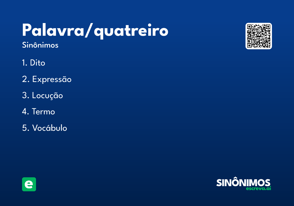 palavra/quatreiro