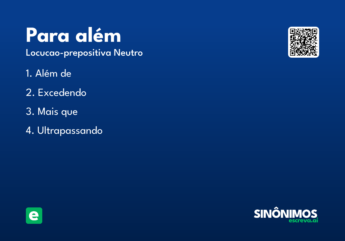 para além