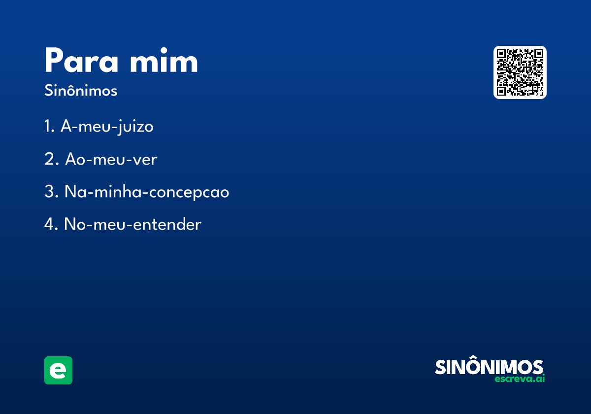 para mim
