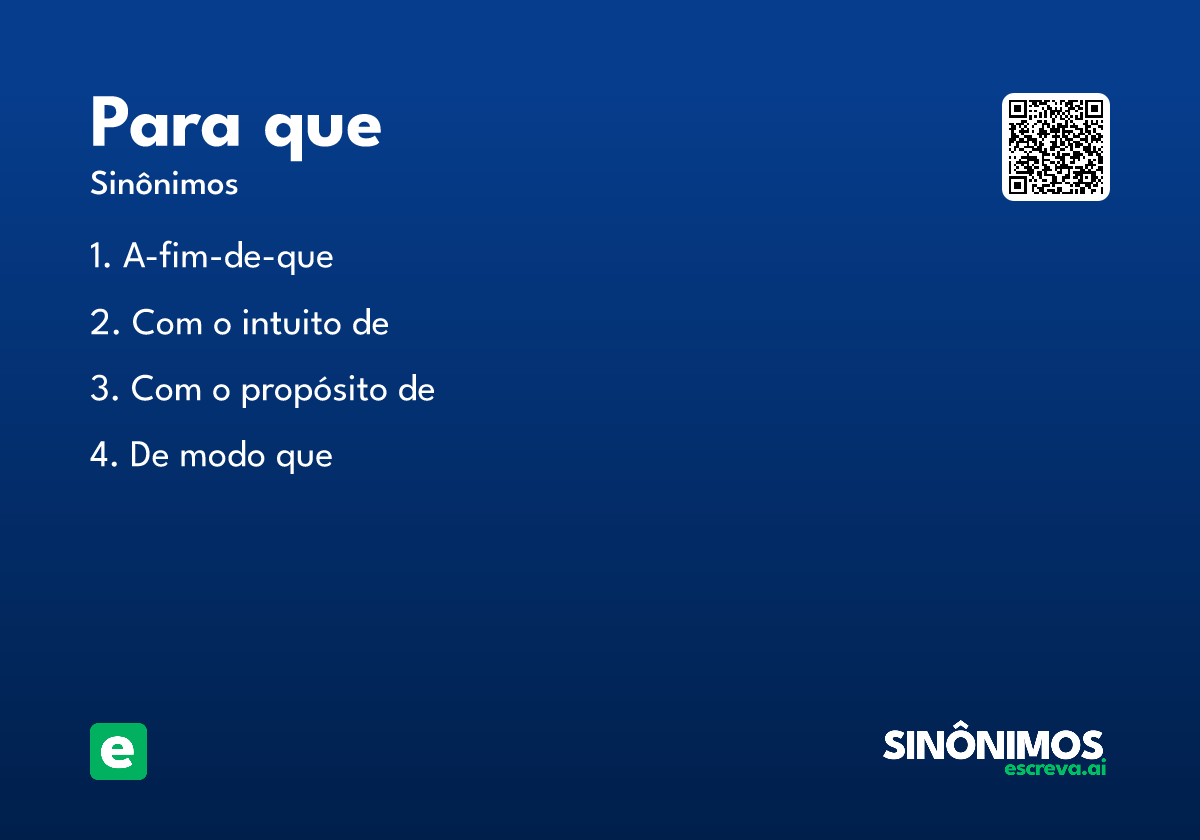 para que