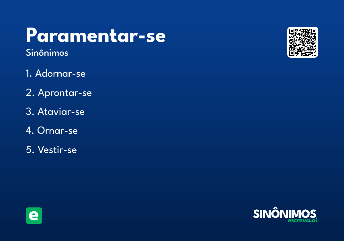 paramentar-se