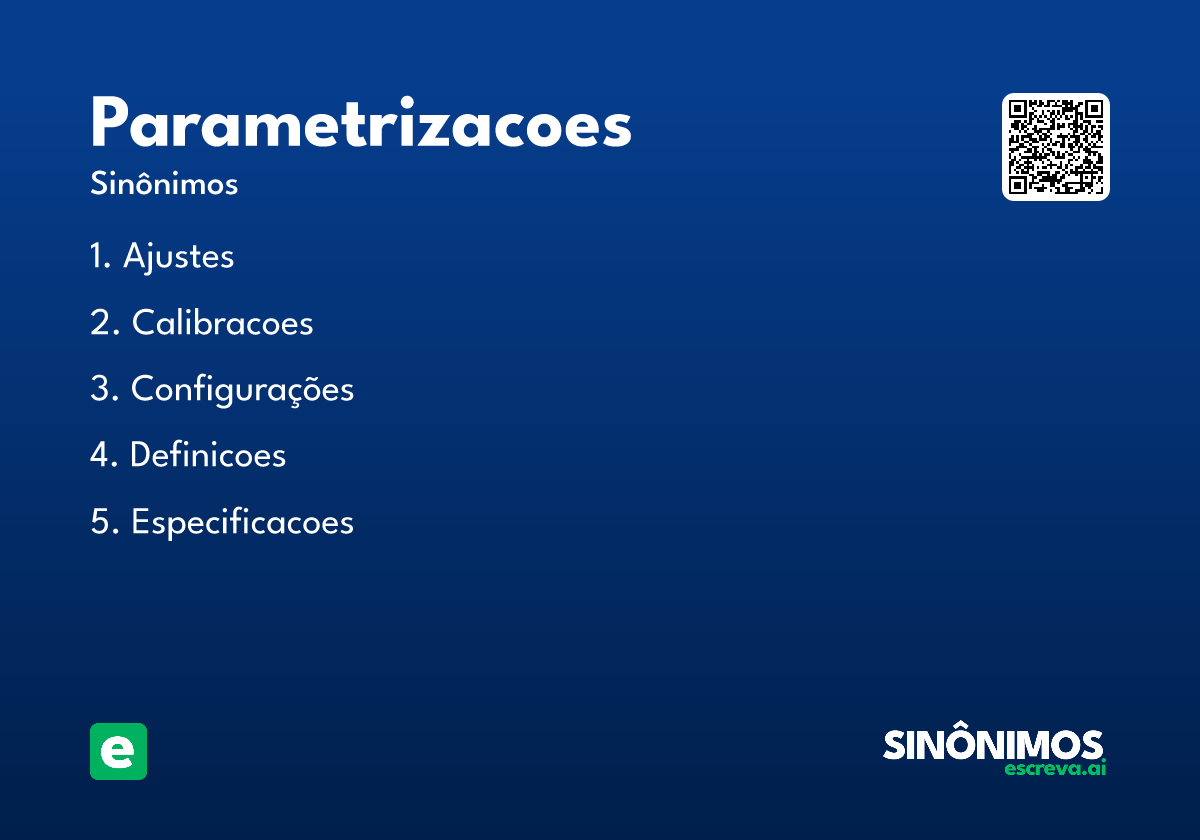 parametrizacoes