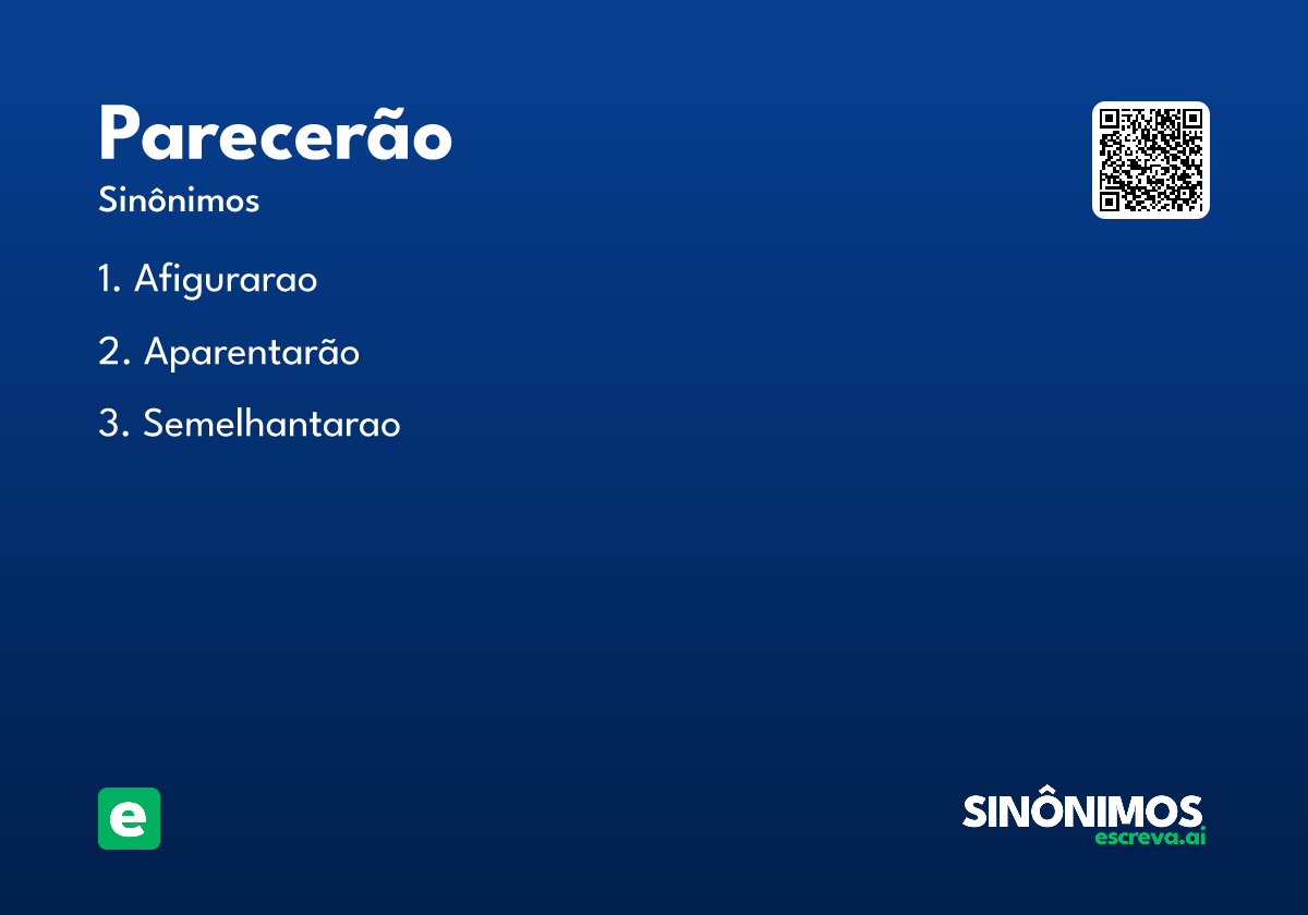 parecerão
