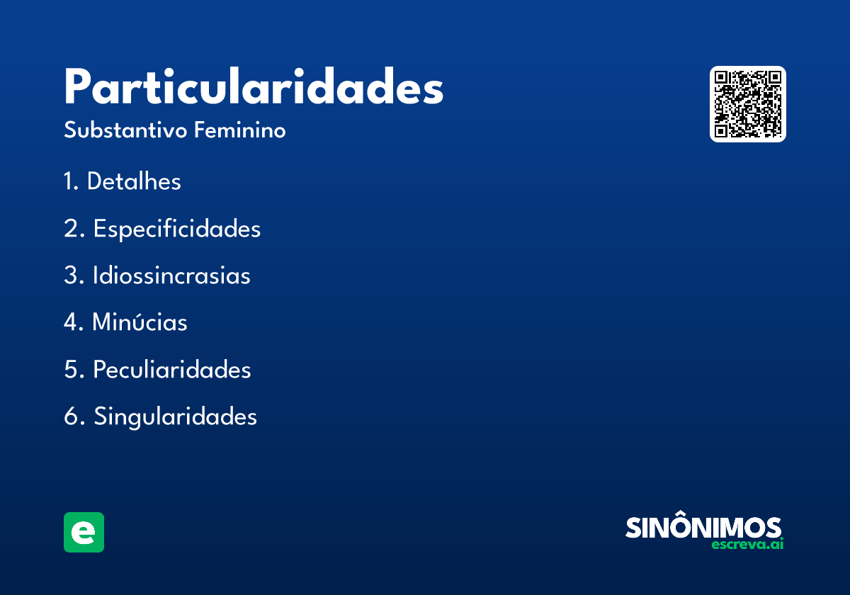 particularidades