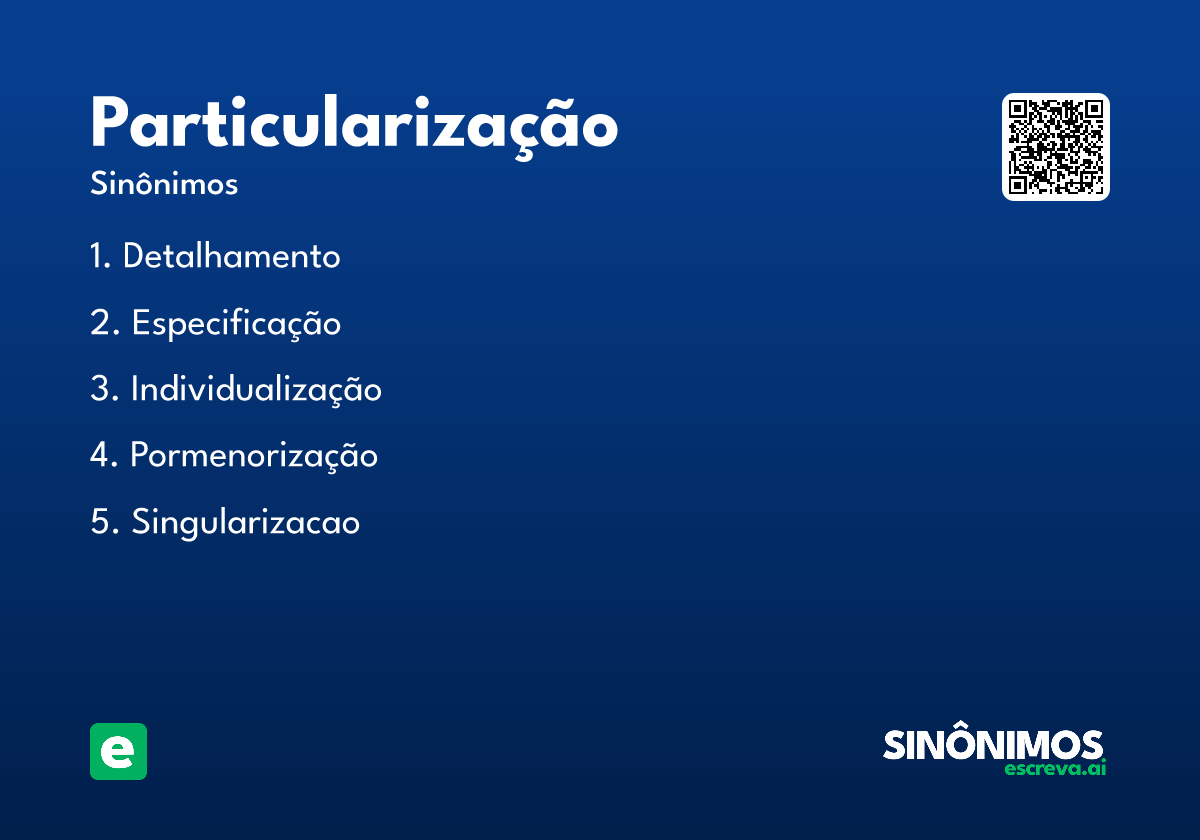 particularização