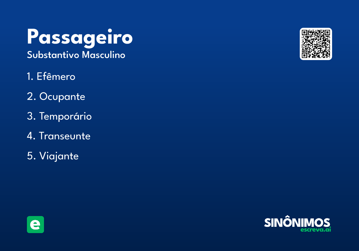 passageiro