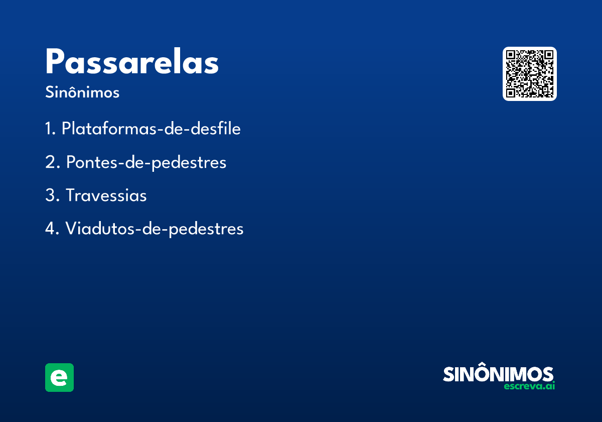 passarelas
