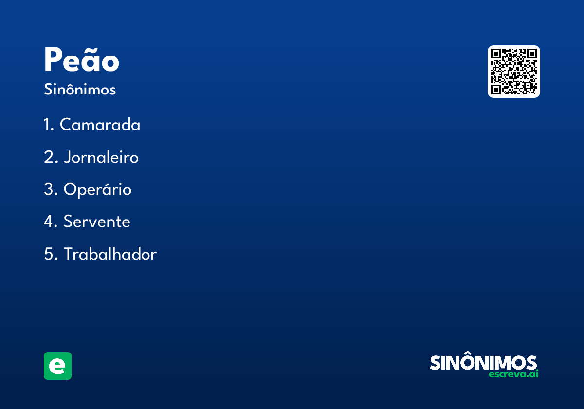 peão
