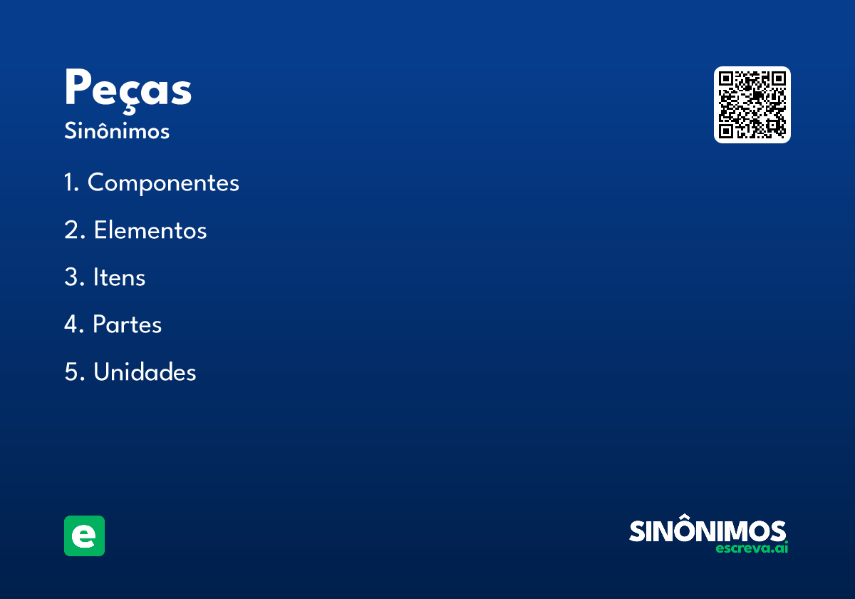 peças