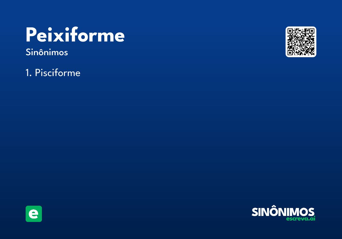 peixiforme