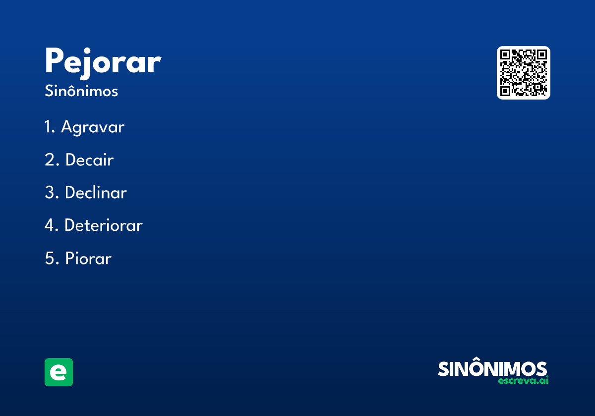 pejorar