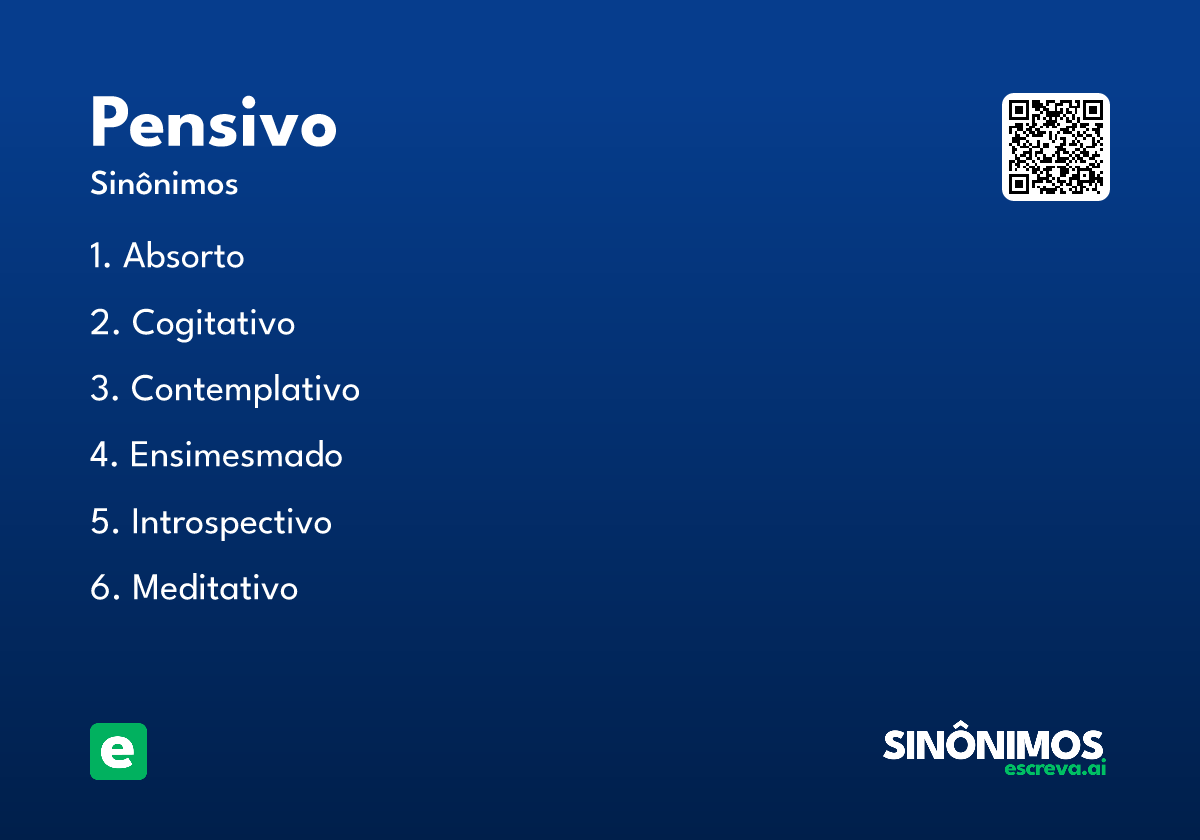 pensivo