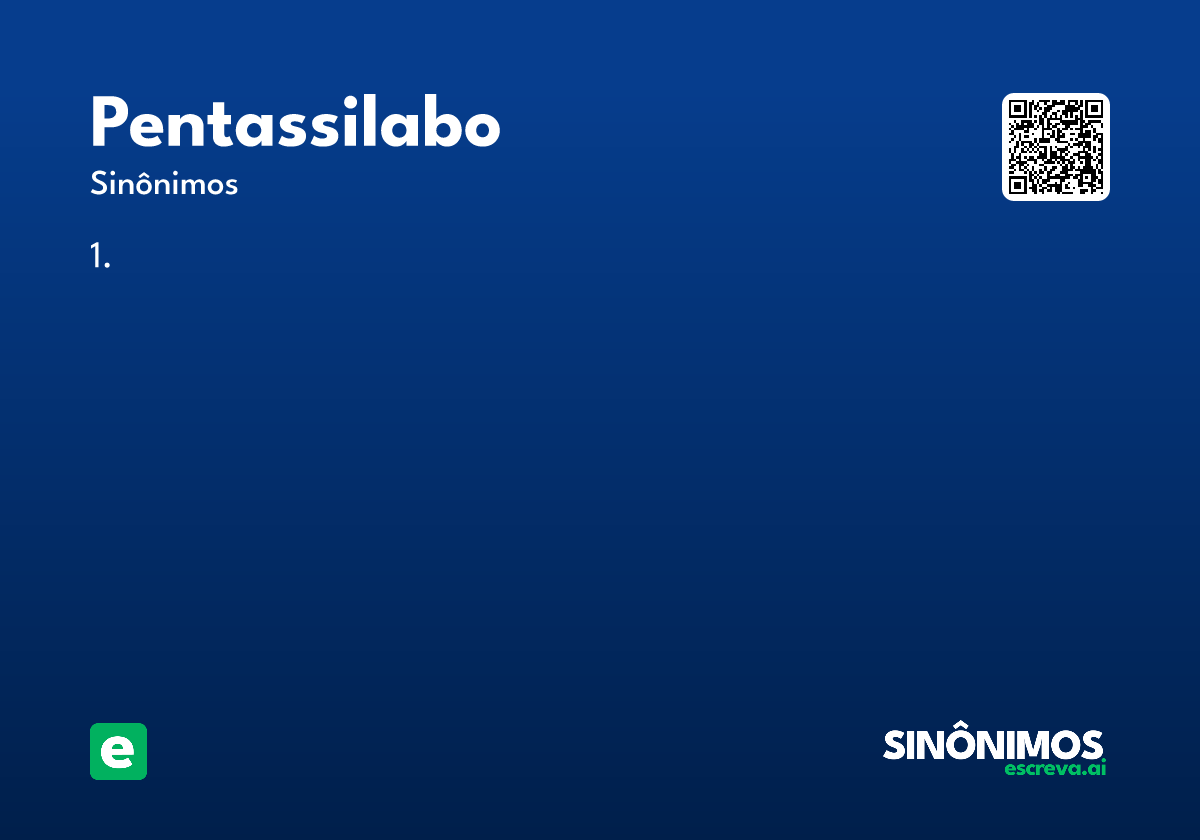 pentassilabo