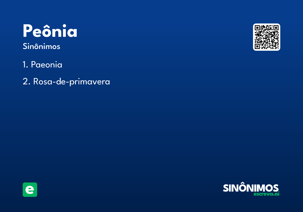 peônia
