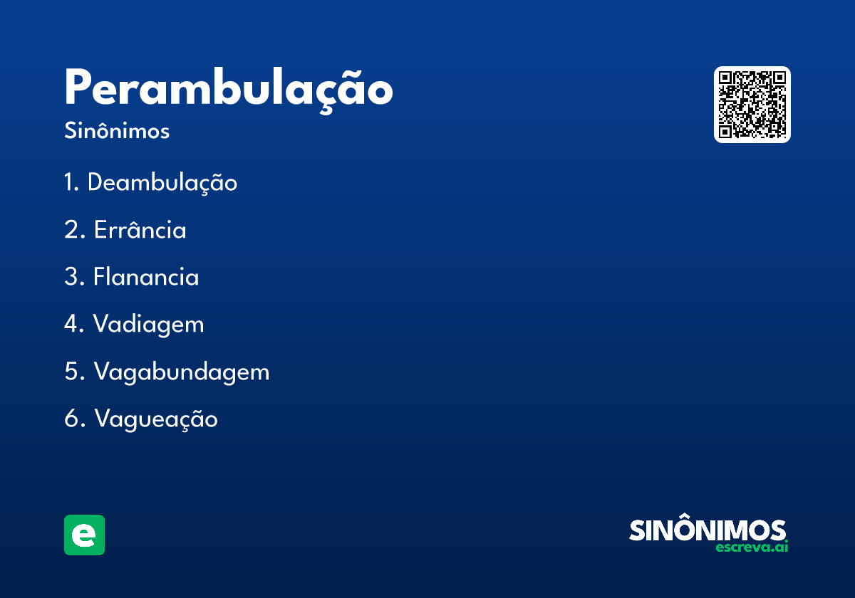 perambulação