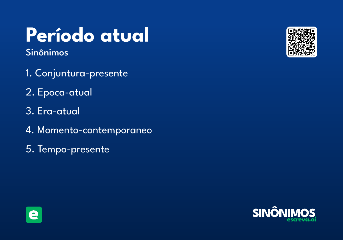 período atual