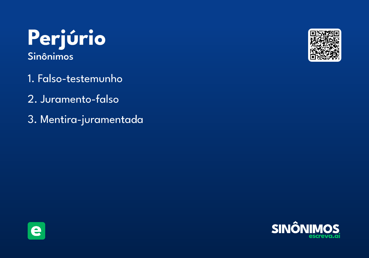 perjúrio