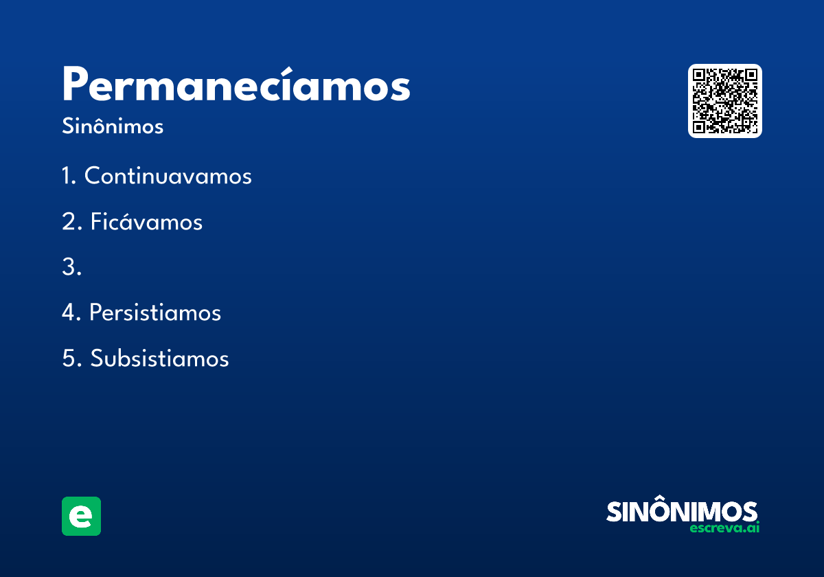 permanecíamos